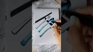 скетч маркерами #скетч #рисунок #маркеры #sketch #draw #markers