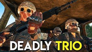 DEADLY TRIO! - PlayerUnknown's Battlegrounds (PUBG)