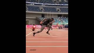 christian coleman block start slow mo