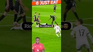Rice and Bellingham REAL MADRID 1-2 (1-5)ARSENAL highlights #football #Bellingham #Rice #Arsenal