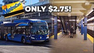 JFK Airport to Midtown Manhattan via Subway & Bus for only $2.75 - Raw & Unedited