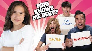 WHO KNOWS ME BETTER CHALLENGE!!! JillianTubeHD Family Q&A!