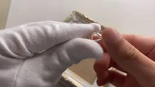 Curve matte ring silver