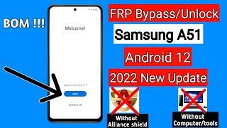Samsung A51 frp bypass without pc android 12/unlock google lock 2022 |Samsung a51 frp unlock |