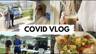 Vlog | Ryan has COVID, both our parents visited, cooking, making coffee | Noha Hamid
