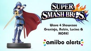 Amiibo Wave 4 Showcase | Greninja, Robin, Lucina & MORE!!