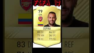 David Ospina de Fifa 10 a Fifa 22