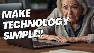 Unlocking Tech: Simplifying User Interfaces for Seniors!