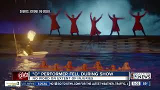 Cirque du Soleil performer falls during 'O' show at Bellagio Las Vegas