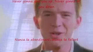 Rick Astley - Never Gonna Give You Up Traducida y Subtitulada