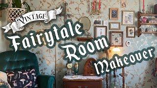 EXTREME ROOM MAKEOVER *fairytale vintage + victorian maximalism aesthetic* + DIY