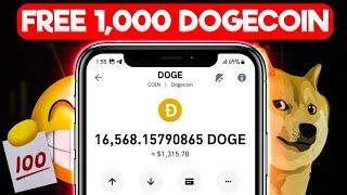 How I Get Free 1,700 Dogecoins In 20 Seconds + no referrals | Free Dogecoin mining website