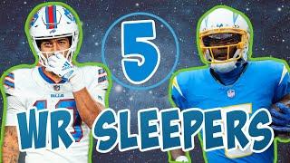 5 WR SLEEPERS 2024 FANTASY FOOTBALL