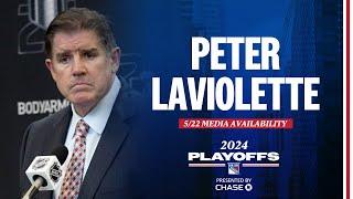 NYR vs FLA: Peter Laviolette Postgame Media Availability | May 22, 2024