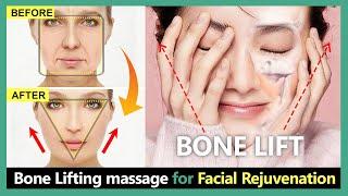 Bone Lifting massage for Facial Rejuvenation. Restore volume to your face naturally (Skin younger)