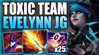 TOXIC TEAM WOULD NOT STOP FLAMING ME WHILE CARRYING THE GAME WITH EVELYNN JUNGLE!  League of Legends