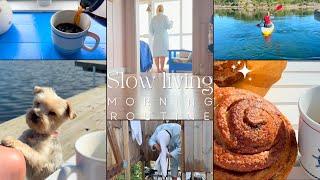 Slow living / Morning routine / Norwegian Cabin / Mindfulness