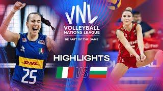 ITA  vs. BUL  - Highlights | Week 1 | Women's VNL 2024