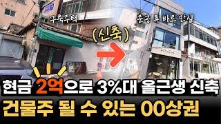 현금 2억으로 3%대 올근생 신축 빌딩 건물주 될 수 있는 상권은?