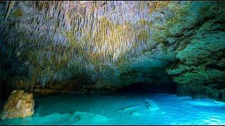 DEEP CAVE SOUND - Bats sound, Cave dripping water with echo, Water Sounds, RELAXING SOUNDS for sleep