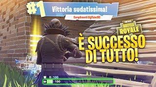 CHE PARTITA! Vittoria reale IMPEGNATIVA! Fortnite Battle Royale ITA!