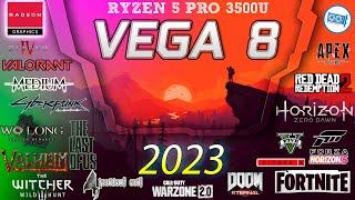 | Ryzen™ 5 3500U IGPU  |  Vega 8 in 15 Games     | 2023-2024