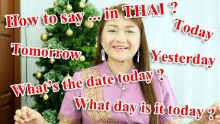 What's the date today? - Basic Thai Sentences 4 - Learn Thai by NATTO