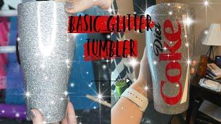 EASY BASIC GLITTER TUMBLER TUTORIAL | EPOXY METHOD