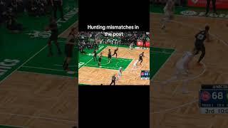 Kristaps Porzingis is a bully #nba #basketball #nbahighlights #shorts #celtics #bostonceltics #fyp