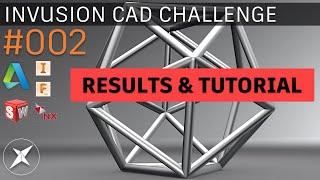 Invusion CAD Challenge #002 RESULTS & TUTORIAL! - Inventor & Fusion 360