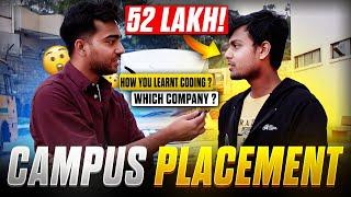 How Did He Learn Coding to Get 52 Lakhs Campus Placement? | DSA Learning Strategy