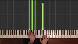 Sword art Online - A Tender feeling - Easy Piano tutorial - How to Play (Synthesia)