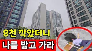 아파트 8천만원 할인분양  나를 밟고 들어 가라