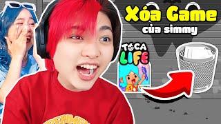 Kairon Chơi Lớn XÓA GAME TOCA Của Simmy | Simmy Phát Khóc Vì...