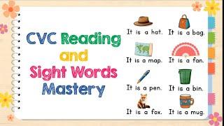 CVC Reading Practice | Sight Words for Grade 1 | It is Sentences