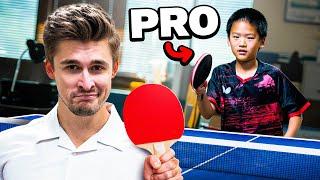 Can I Beat a Child Prodigy at Ping Pong? | Unpaid Intern