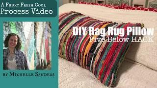 DIY Rag Rug Pillow