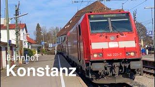 Bahnhof Konstanz | Frau überquert geschlossene Schranke!! | SBB | Schwarzwaldbahn | Seehas