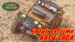 Ganasnya Jalur Batu Laga | Rc Land Rover D90 | Camel Trophy