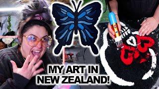 MY ART IS GOING TO NEW ZEALAND! The Perfectly Carved Butterfly Rug & Sculpting TEETH 