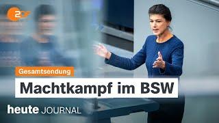 heute journal vom 02.11.24 Thüringer BSW-Streit, Lindner-Papier, deutsche Firmen blicken auf US-Wahl