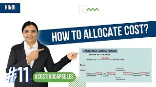 Allocation, Apportionment, Re-Apportionment | CA Inter | Costing Capsules (Nov, 2023)