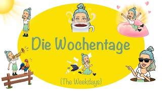 Die Wochentage / Tage / German Weekdays / Days / Almanca Günler / Deutsch lernen