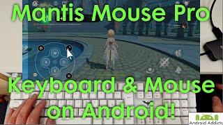 Mantis Mouse Pro - Android Keyboard and Mouse PUBG, Genshin Impact