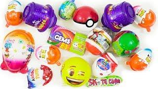 KINDER JOY AND OTHER SURPRISE EGGS CANDIES UNBOXING