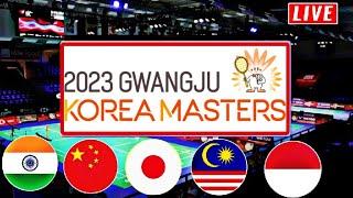 Korea Masters Live badminton 2023 | Day-4 R-8 | Round of Semifinals All Court Live badminton