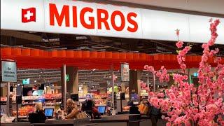 Food Prices Supermarket in Switzerland Migros Mountains Swiss of chocolate