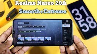 Realme Narzo 20A PUBG Play Smooth Extreme with 60 FPS || Heating & Battery Drain Test