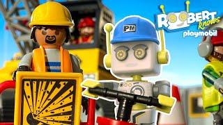 Was passiert auf einer großen Baustelle? | ROBert erklärt | PLAYMOBIL Kinderfilm