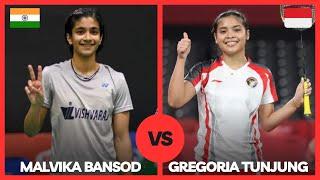 Gregoria Tunjung(INA) vs Malvika Bansid(IND) Badminton Match Highlights | Revisit Hylo Open 2022